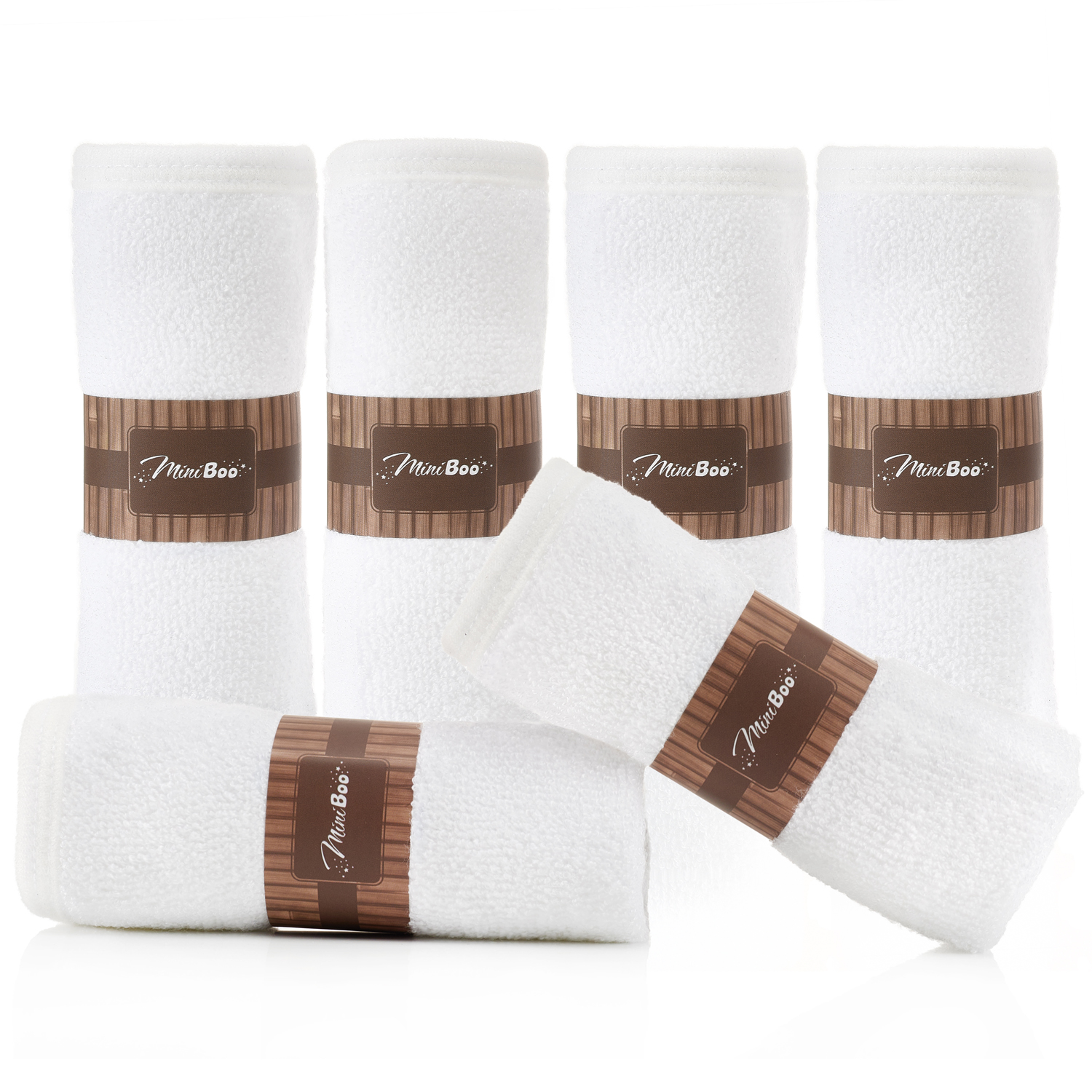 Washcloths · White, MiniBoo washcloth